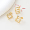 Gold Plated Zircon Bead Pendant Bracelet Diy Handmade Jewelry