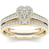 Gold Tone Geometric Electroplated Metal Ring Set Two Piece Unisex Minimalist Jewelry Accessories Wholesale