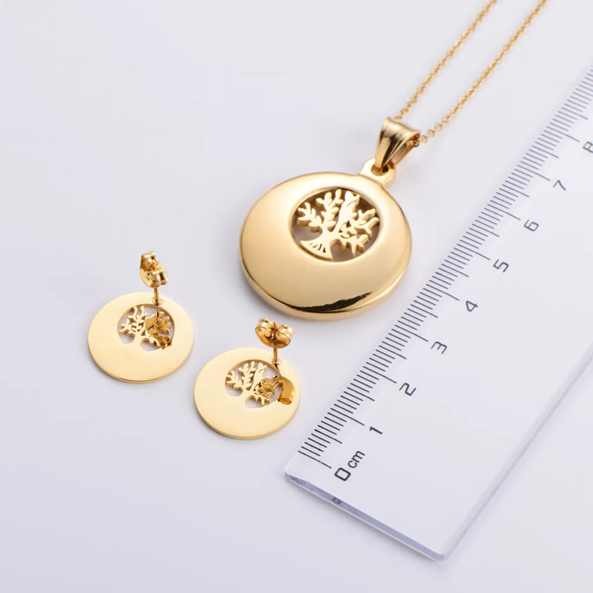 Stainless Steel 18K Gold Plated Korean Style Plating Fruit