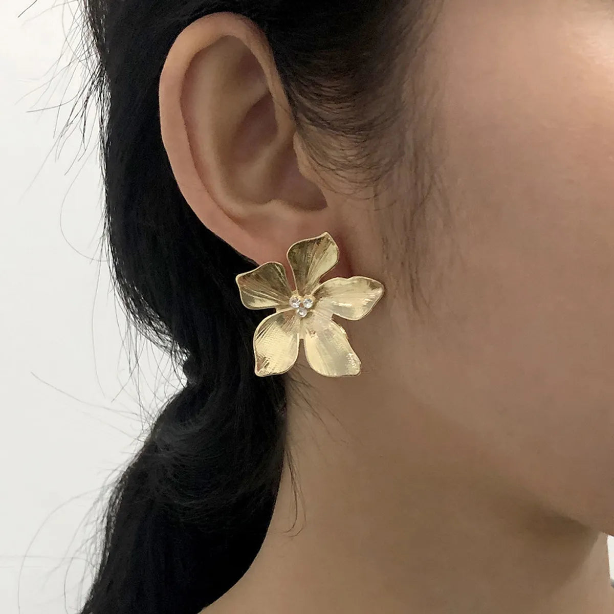 Golden Flower Earrings