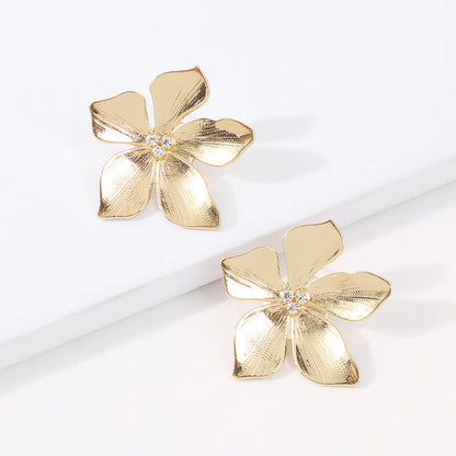 Golden Flower Earrings