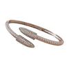 Goldplated Copper Plastic Snake Head Bracelet For Women With Fine Craftsmanship And Electroplating Processing