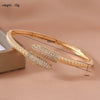 Goldplated Copper Plastic Snake Head Bracelet For Women With Fine Craftsmanship And Electroplating Processing