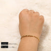 Goldplated Handmade Diy Trendy Bracelets With Snake Bone Chains Cuban Chains Bead Chains In Stainless Steel And Geometric Shape