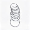 Goldplated Iron Geometric Circle Stackable Bracelet Set Slim Smooth Fashion Jewelry Accessories Wholesale