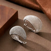 Goldplated Metal Dropshaped Geometric Ear Cuff Earrings For Women Personalized Minimalist Fashion Jewelry