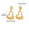 Goldplated Stainless Steel Oceaninspired Turtle Pendant Earrings And Geometric Animal Jewelry Set For Women