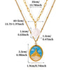 Goldplated Stainless Steel Oceaninspired Turtle Pendant Earrings And Geometric Animal Jewelry Set For Women