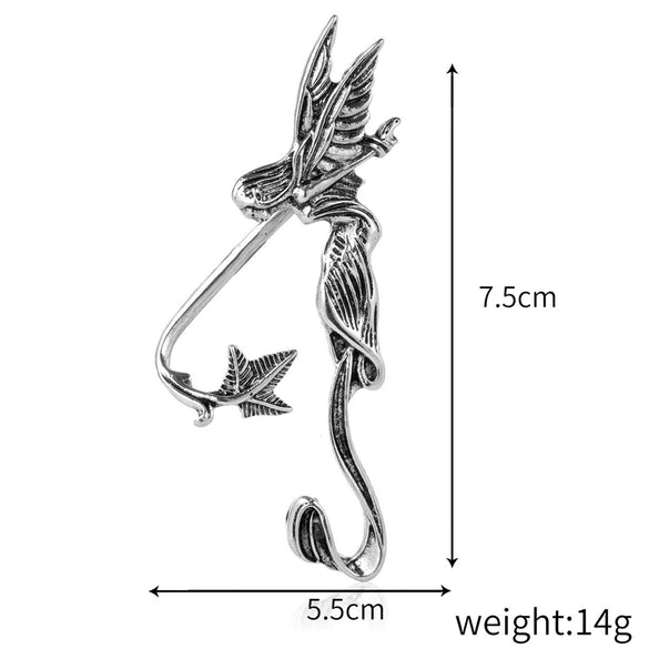 Gothic Alloy Earrings With Geometric Style And Electroplating Process For Women