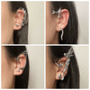 Gothic Alloy Earrings With Geometric Style And Electroplating Process For Women