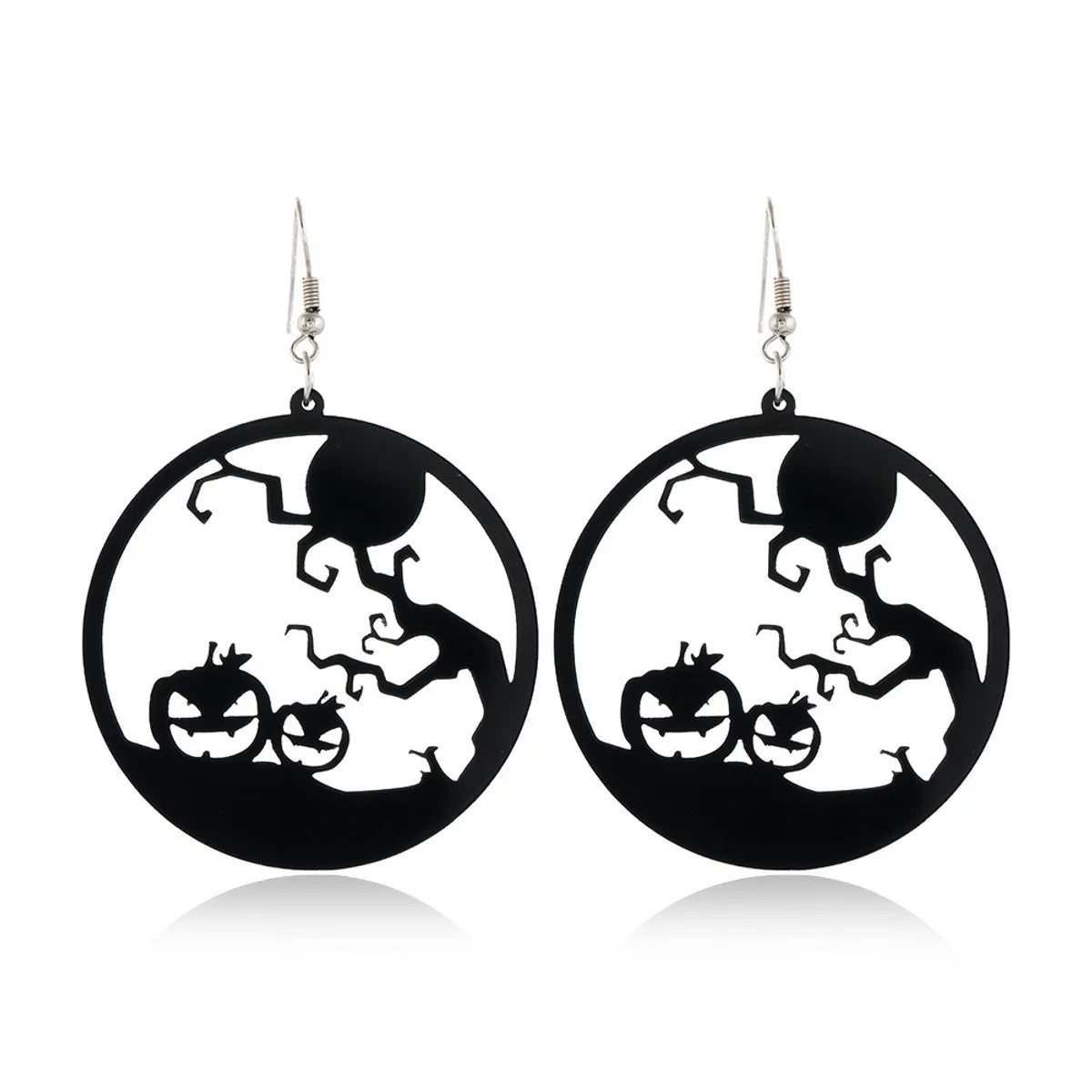 Gothic Cat Spider Alloy Women'S Drop Earrings 1 Pair