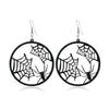 Gothic Cat Spider Alloy Women'S Drop Earrings 1 Pair