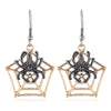 Gothic Cat Spider Alloy Women'S Drop Earrings 1 Pair