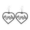 Gothic Cat Spider Alloy Women'S Drop Earrings 1 Pair