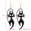 Gothic Cat Spider Alloy Women'S Drop Earrings 1 Pair