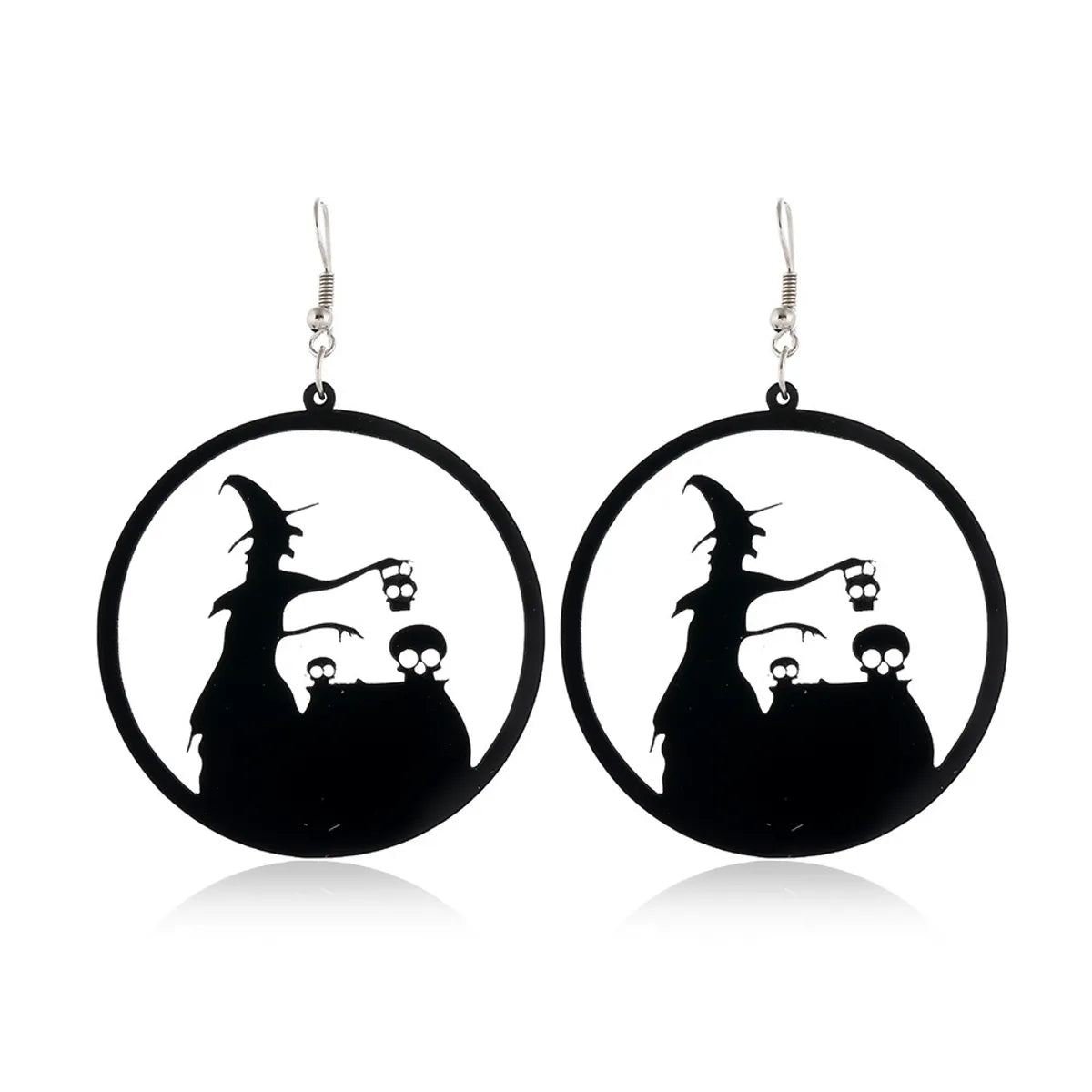 Gothic Cat Spider Alloy Women'S Drop Earrings 1 Pair