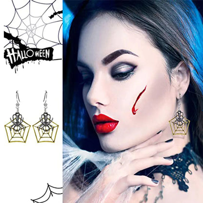 Gothic Cat Spider Alloy Women'S Drop Earrings 1 Pair