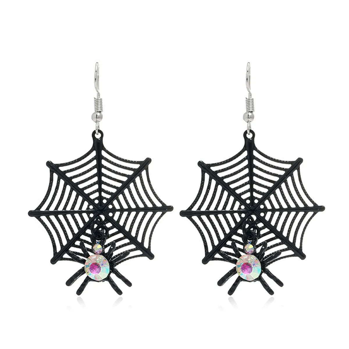 Gothic Cat Spider Alloy Women'S Drop Earrings 1 Pair