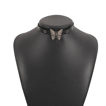 Gothic Cool Style Butterfly Pu Alloy Wholesale