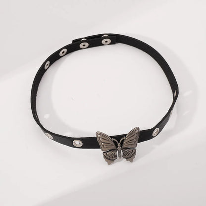 Gothic Cool Style Butterfly Pu Alloy Wholesale