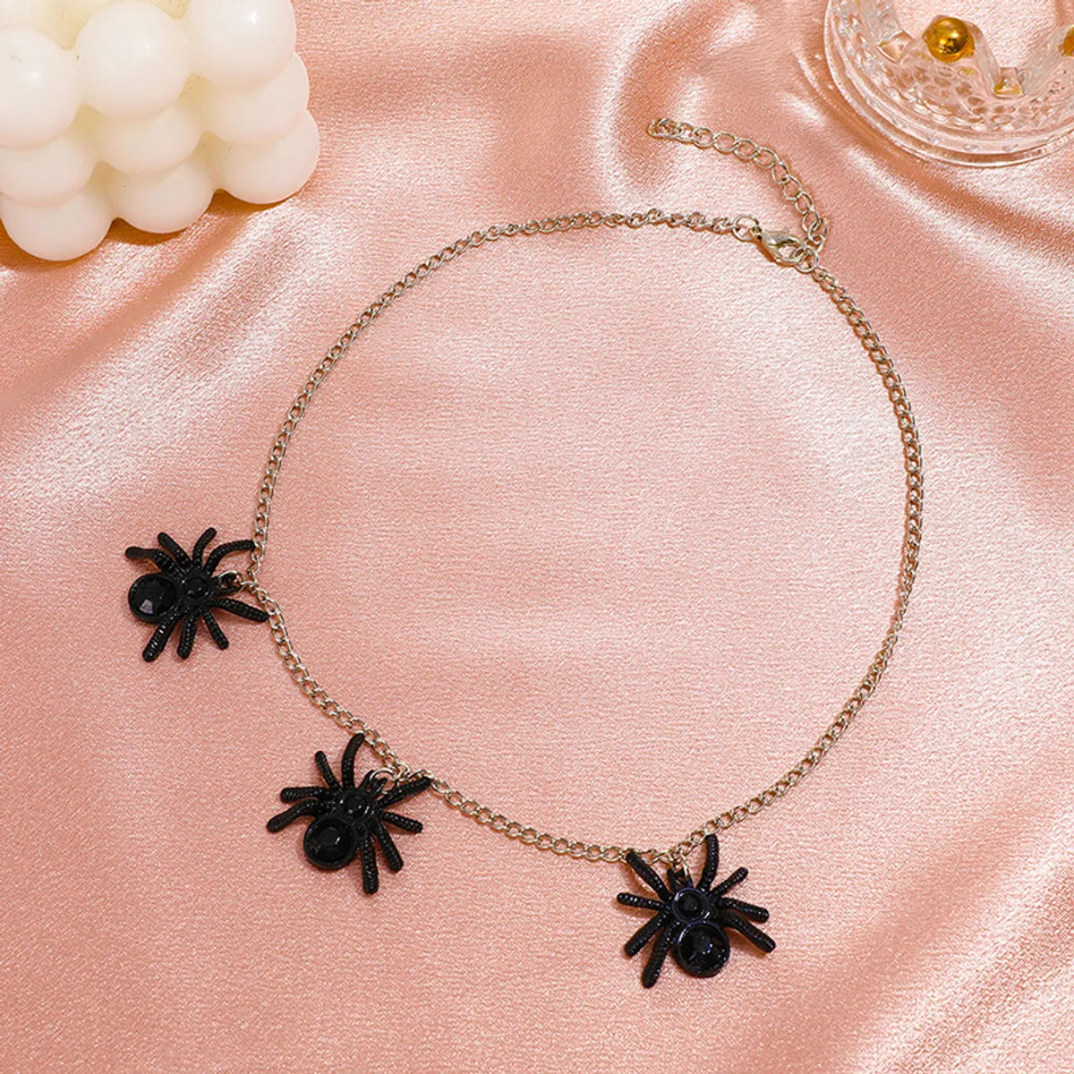 Gothic Cool Style Spider Alloy Wholesale Necklace