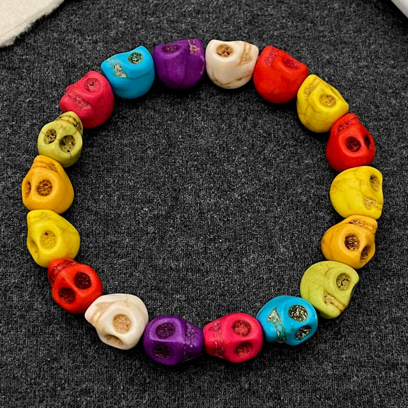 Gothic Dark Style Creative Skull Air Bracelet Zinc Alloy Electroplated Unisex Jewelry