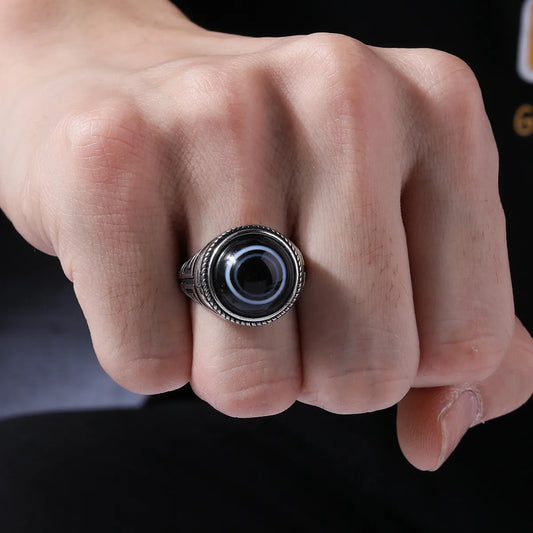 Gothic Eye Alloy Men'S Rings