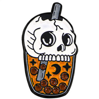 Gothic Funny Cool Style Skull Alloy Unisex Brooches