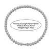 Gothic Hip-Hop Punk Chain Necklace Zinc Alloy Three-Dimensional Diamond Rhinestones Unisex Necklace