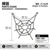Gothic Iron Spider Web Tassel Pants Chain With Pendant And Lobster Clasp Waist Chain