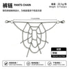 Gothic Iron Spider Web Tassel Pants Chain With Pendant And Lobster Clasp Waist Chain