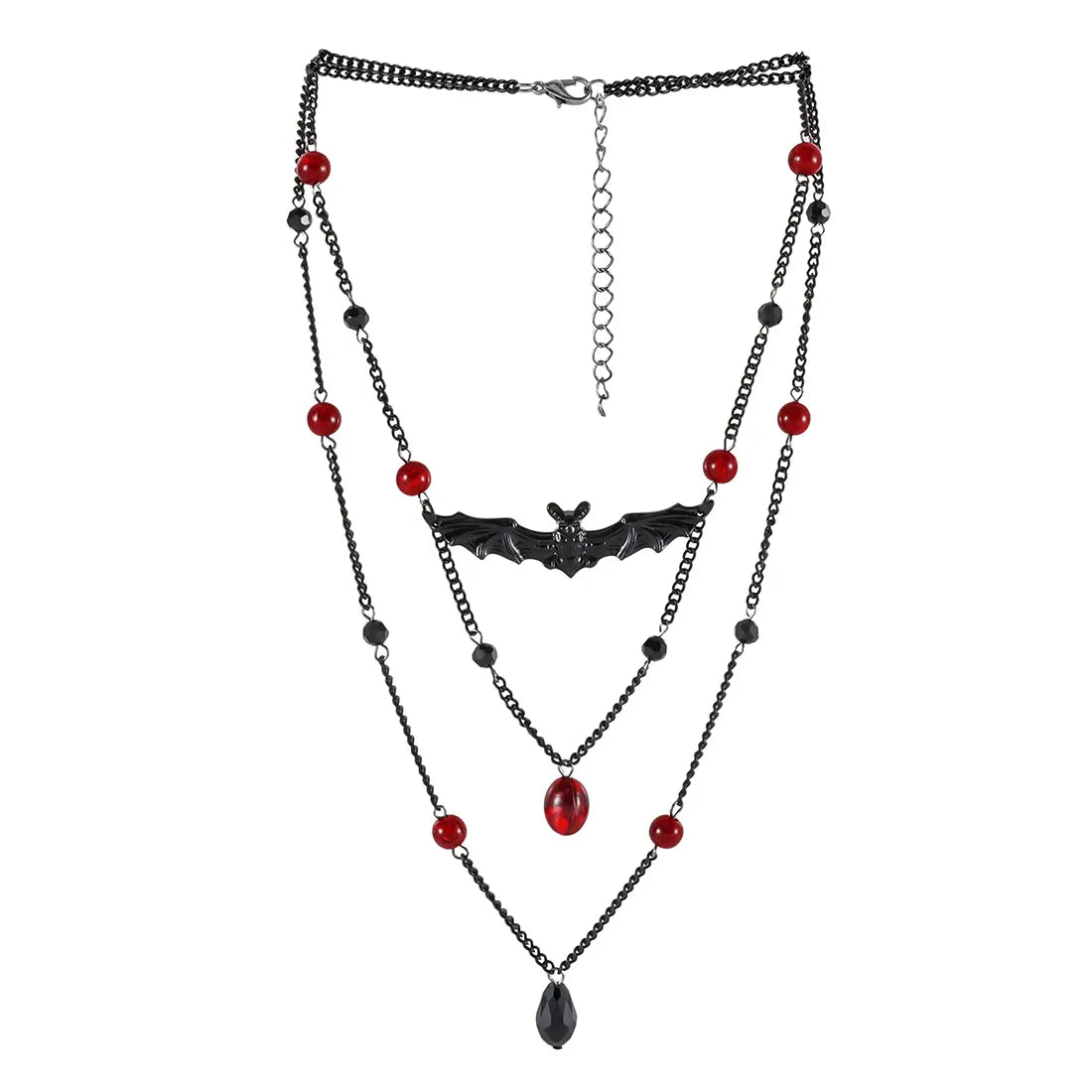 Gothic Retro Bat Plastic Iron Wholesale Layered Necklaces