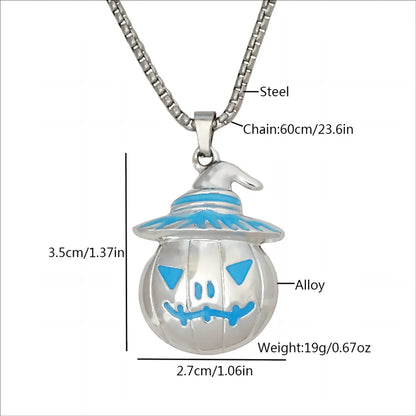 Gothic Retro Geometric Zinc Alloy Plating Halloween Unisex Pendant Necklace