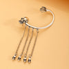 Gothic Skull Hand Rock Style Alloy Electroplated Earrings