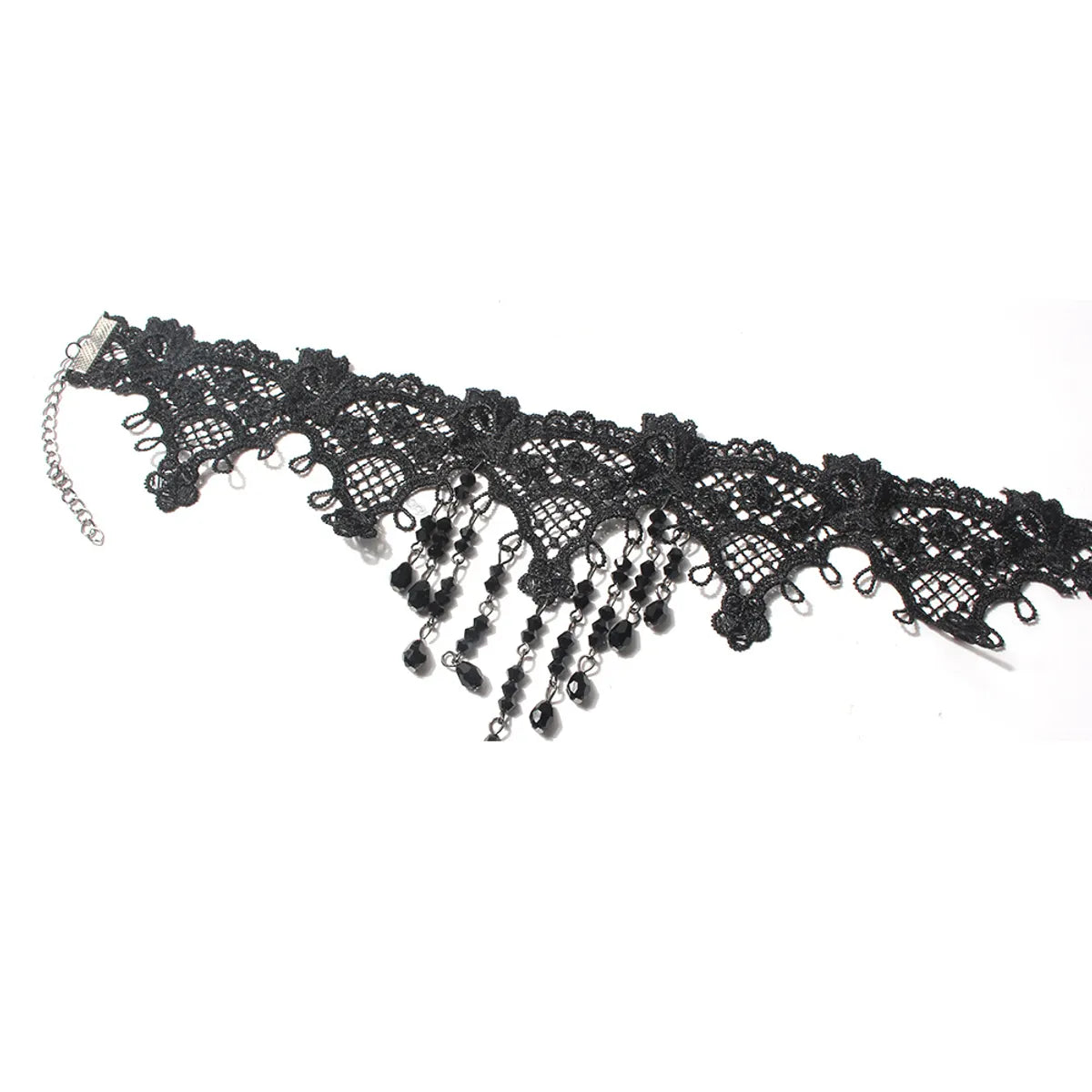 Gothic Solid Color Lace Halloween Women's Choker