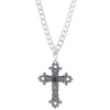 Gothic Vintage Punk Hiphop Cross Necklace For Unisex Alloy Material With Electroplating Treatment Geometric Pattern