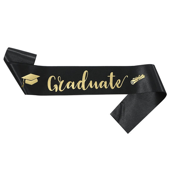 Graduation Shoulder Strap Decoration Satin Printing