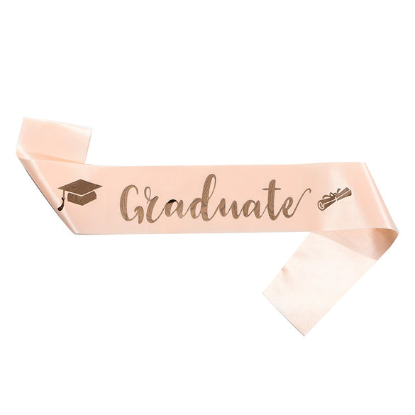 Graduation Shoulder Strap Decoration Satin Printing