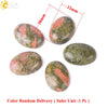 Green Crystal Oval Flower Ring Polished Jewelry Accessory With Independent Packaging