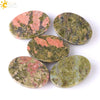 Green Crystal Oval Flower Ring Polished Jewelry Accessory With Independent Packaging
