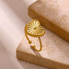 Green Leaf And Butterfly Ring With Dripping Oil Finish Simple Botanical Open Finger Ring For Women Wholesale