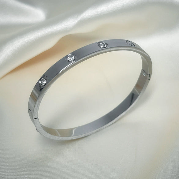 Gypsophila Stainless Steel Bracelet Electroplated 18K Gold Women's Jewelry