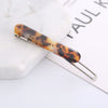 Hair Accessories Acetic Acid Hair Clip Women's Frog Buckle Leopard Print Rhinestone Sculpture Design