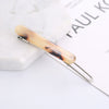 Hair Accessories Acetic Acid Hair Clip Women's Frog Buckle Leopard Print Rhinestone Sculpture Design