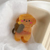 Hair Accessories Acetic Acid Handmade Cartoon Animals Style Hair Grab Clip For Women