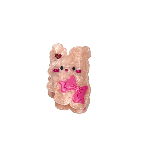 Hair Accessories Acetic Acid Handmade Cartoon Animals Style Hair Grab Clip For Women