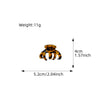 Hair Accessories Acetic Acid Handmade Pumpkin Shape For Women
