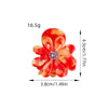 Hair Accessories Acetic Acid Heart Shape Diamond Daisy Grab Clip For Women