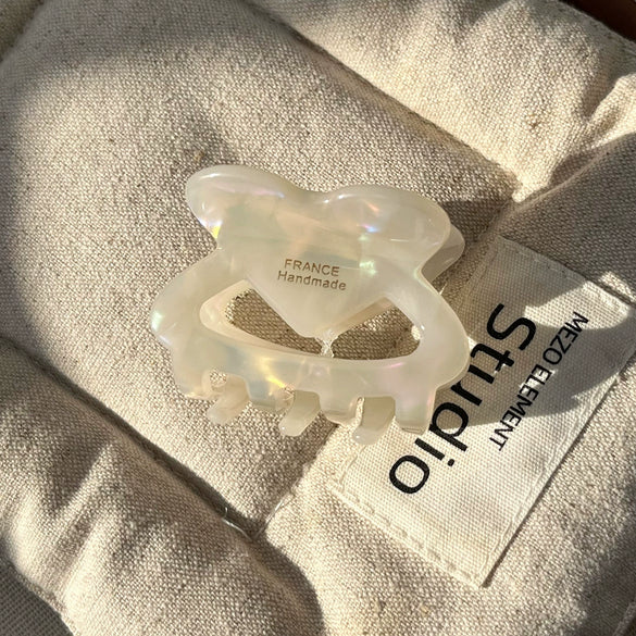 Hair Accessories Acetic Acid Heartshaped Printing Hair Grab