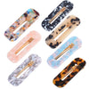 Hair Accessories Acetic Acid Plate Handmade Marble Effect Hairpin Side Clip Candy Color